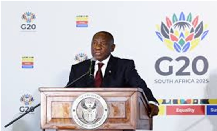 Report from the South African Presidency of the G20: Global inequality at an 'emergency level', democracy and climate goals at risk