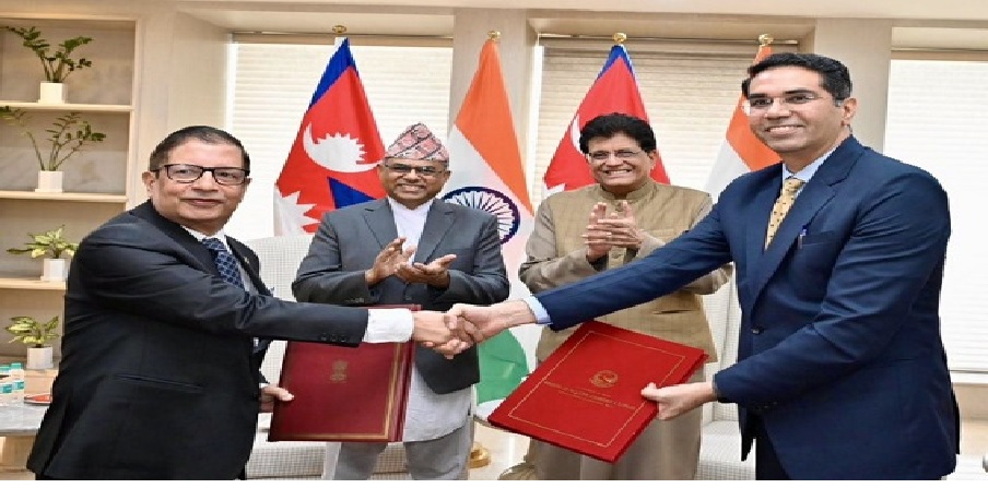 India and Nepal exchanged a Letter of Exchange revising the Transit Treaty Protocol