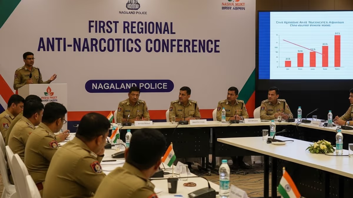 The inaugural regional conference of Anti-Narcotics Task Force heads has begun at the Nagaland Police Complex in Chümoukedima