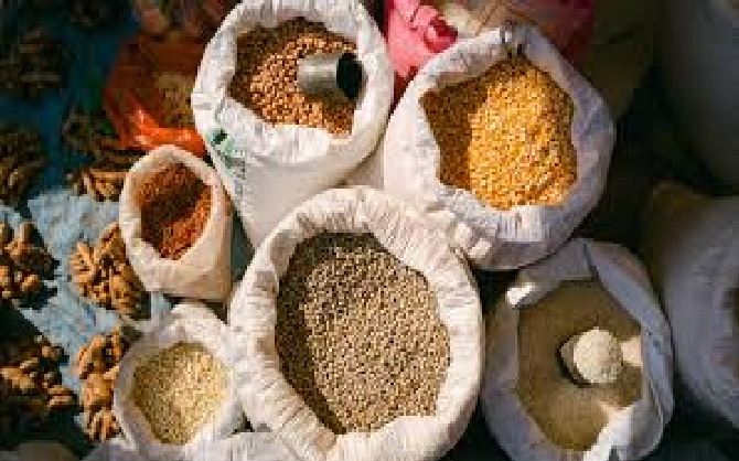 Government has extimated India's total food grain production of Kharif crops at 173.33 million tonnes in this financial year