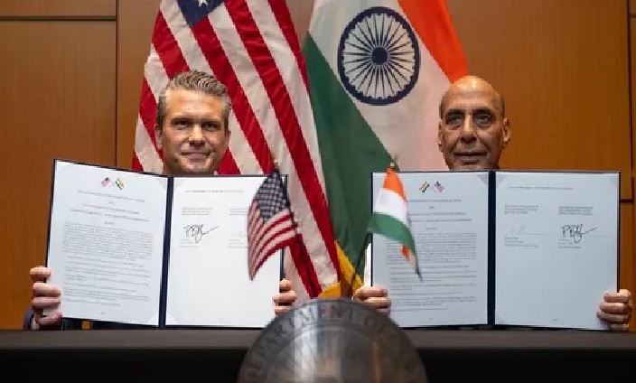 A 10-year framework has been signed by the India and US to strengthen Defence Partnership