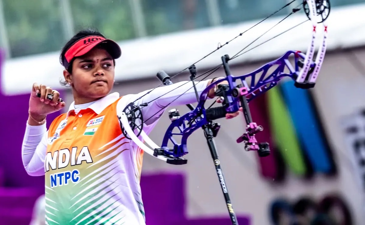 Jyothi Surekha Vennam became the first Indian woman to win an Archery World Cup Final medal