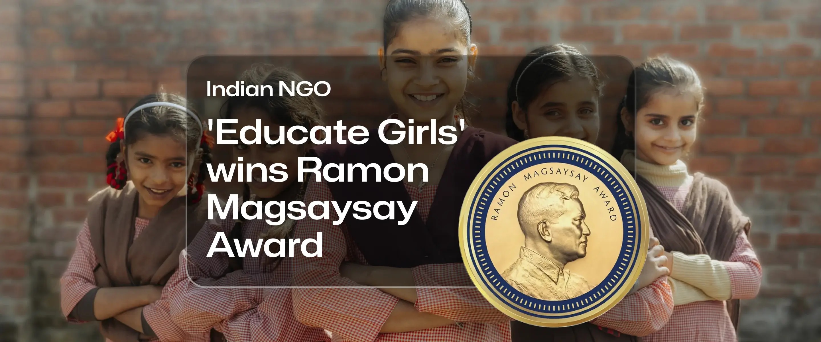 Educate Girls Wins the 2025 Ramon Magsaysay Award