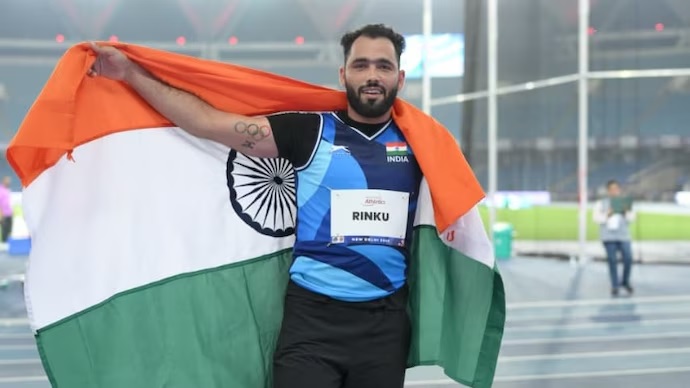 Rinku Hooda won the gold medal in the Men’s F46 Javelin Throw event